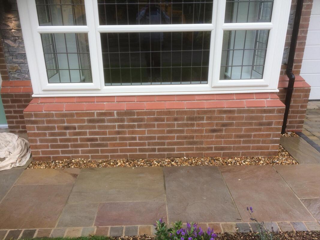 Cleaning Stained Brickwork