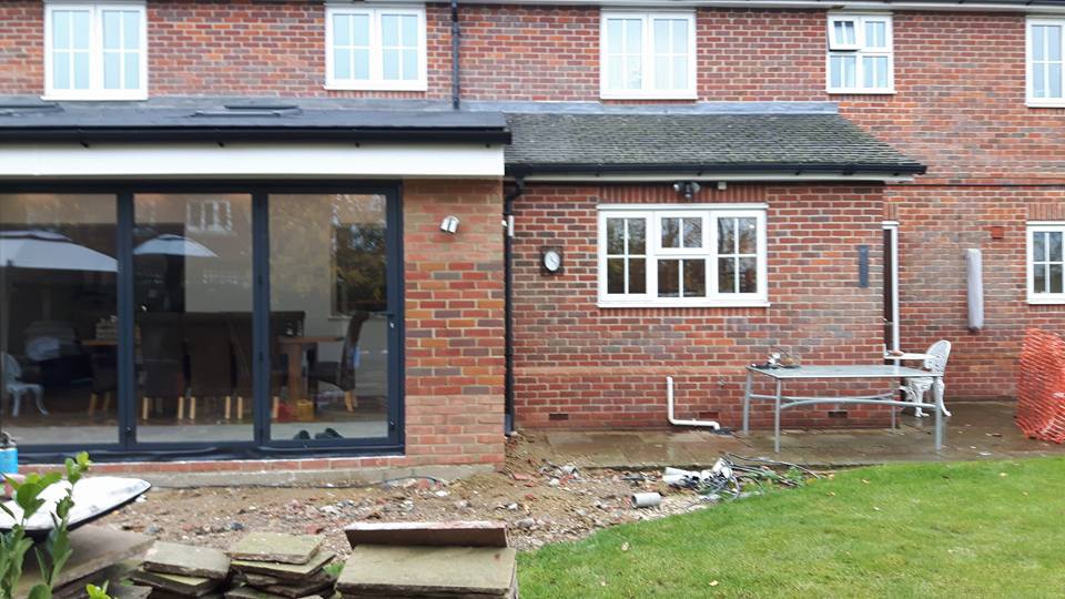 Brick Tinting to Rear Extension, Chesterfield