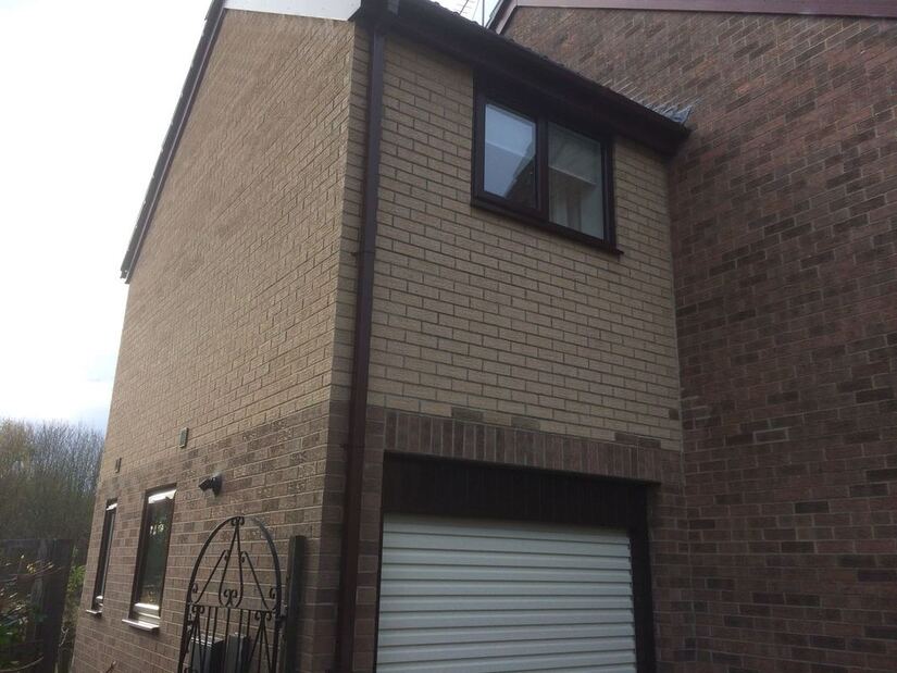 Brick Tinting Home Extension, County Durham - Before restoration work