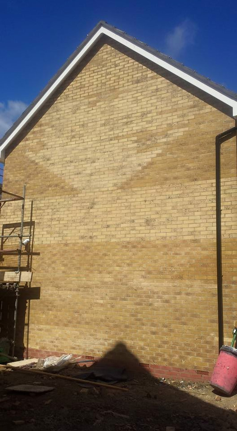 Brick Batch Colour Variations, Cambridgeshire - Before restoration work