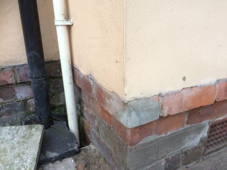 See the Difference - Before restoration work